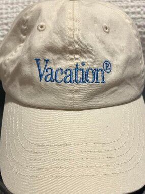 Women's Cream and White Hat